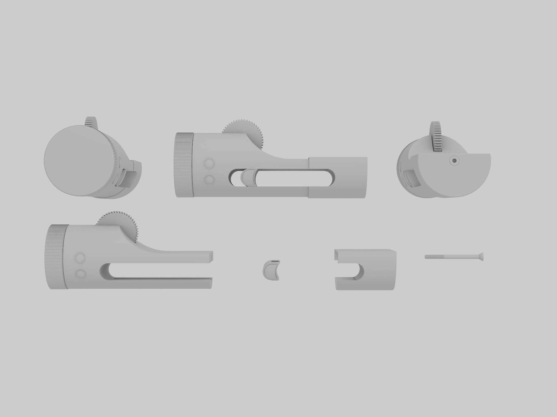 Rendering of the Show Focus hardware design